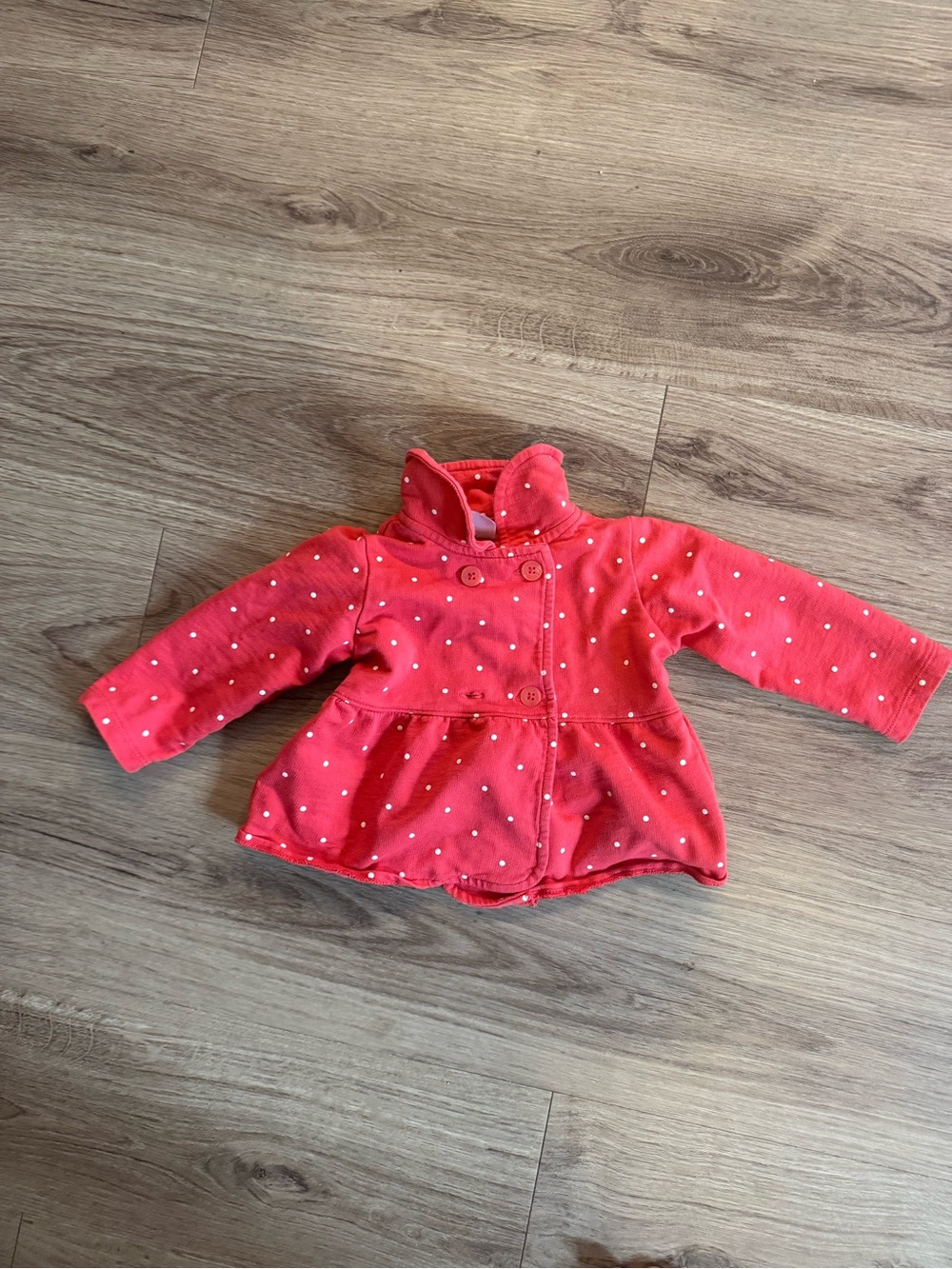 Girls' Red Polka Dot Peplum Jacket - Carters